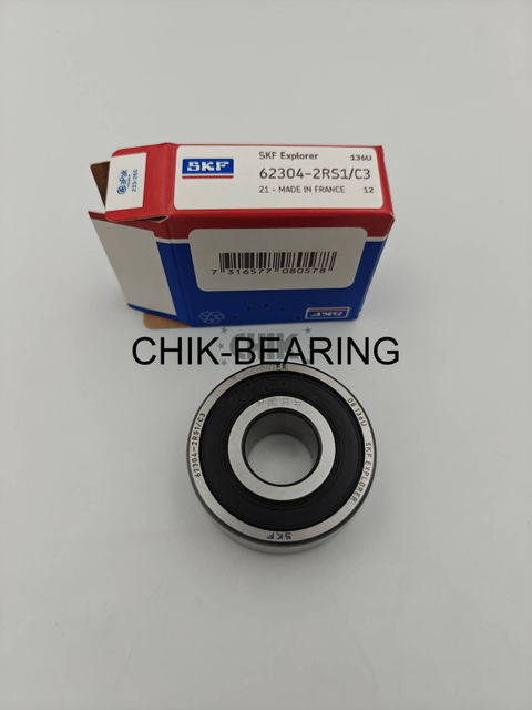 SKF 62304-2RS1/C3 20x52x21mm C3 Шарикоподшипник с двойным уплотнением и глубокими канавками