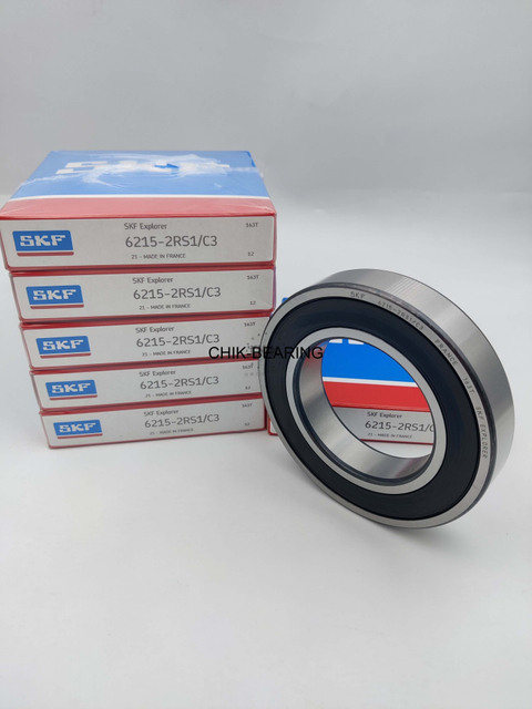 SKF 6215-2RS1/C3 P6 75x130x25mm C3 Зазор P6 Прецизионный радиальный шарикоподшипник с двойным уплотнением